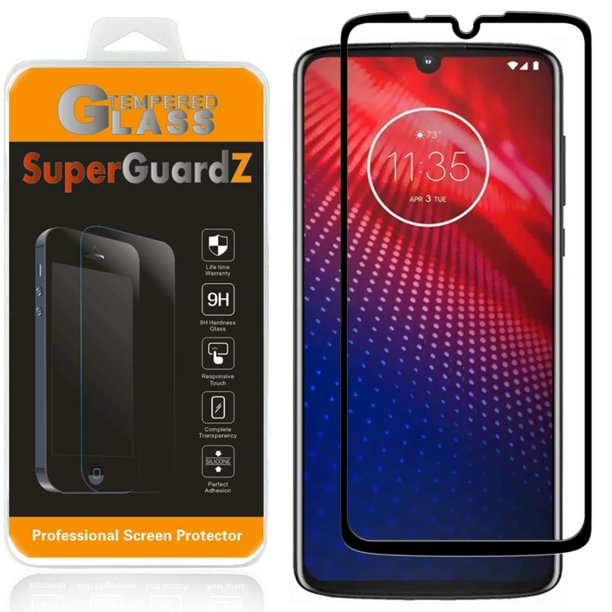 [2Pack] For Motorola Moto Z4 Play SuperGuardZ Tempered Glass Screen