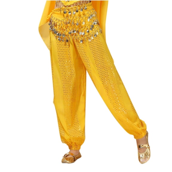 Pants for Women Comfy Pants for Women plus Size Women's Sports Sweatpants Indoor Soccer Business Casual Brocade Junior Clothes Petite on Casual Furry Yellow M