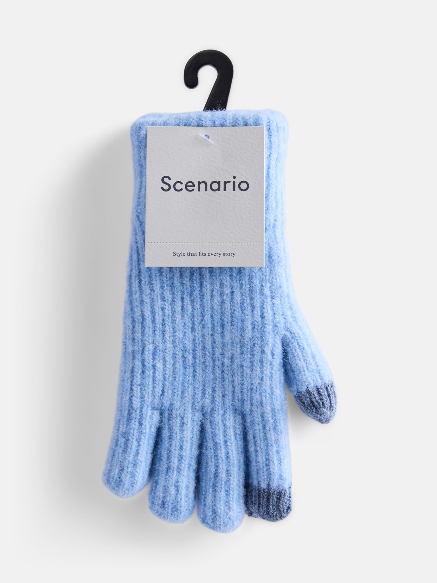 Scenario Women's Lined Gloves, Polished Blue