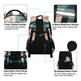 thumbnail image 4 of FORMRS Kids School Backpack Elementary Student Unisex Travel Bookbag with Reflective Stripes, Goldfish Bowl, 4 of 7