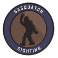 thumbnail image 1 of Sasquatch Sighting 3.5" Iron On Or Sew On Embroidered Fabric Badge Patch Unexplained Mysteries Iconic Series, 1 of 2