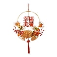 thumbnail image 1 of Corona luminosa de Año Nuevo, decoración de Año Nuevo Lunar, colgante, decoración artificial para el hogar Estilo A, 1 of 9