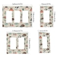 thumbnail image 2 of Yayeee Rocker Switch Wall Plate 2-Gang 4.7"x4.6" Home Decorative Outlet Cover, Cartoon Dog Reading Pattern, 2 of 6