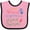 Pink and Black, variant on Inktastic Physical Therapist Future Boys or Girls Baby Bib