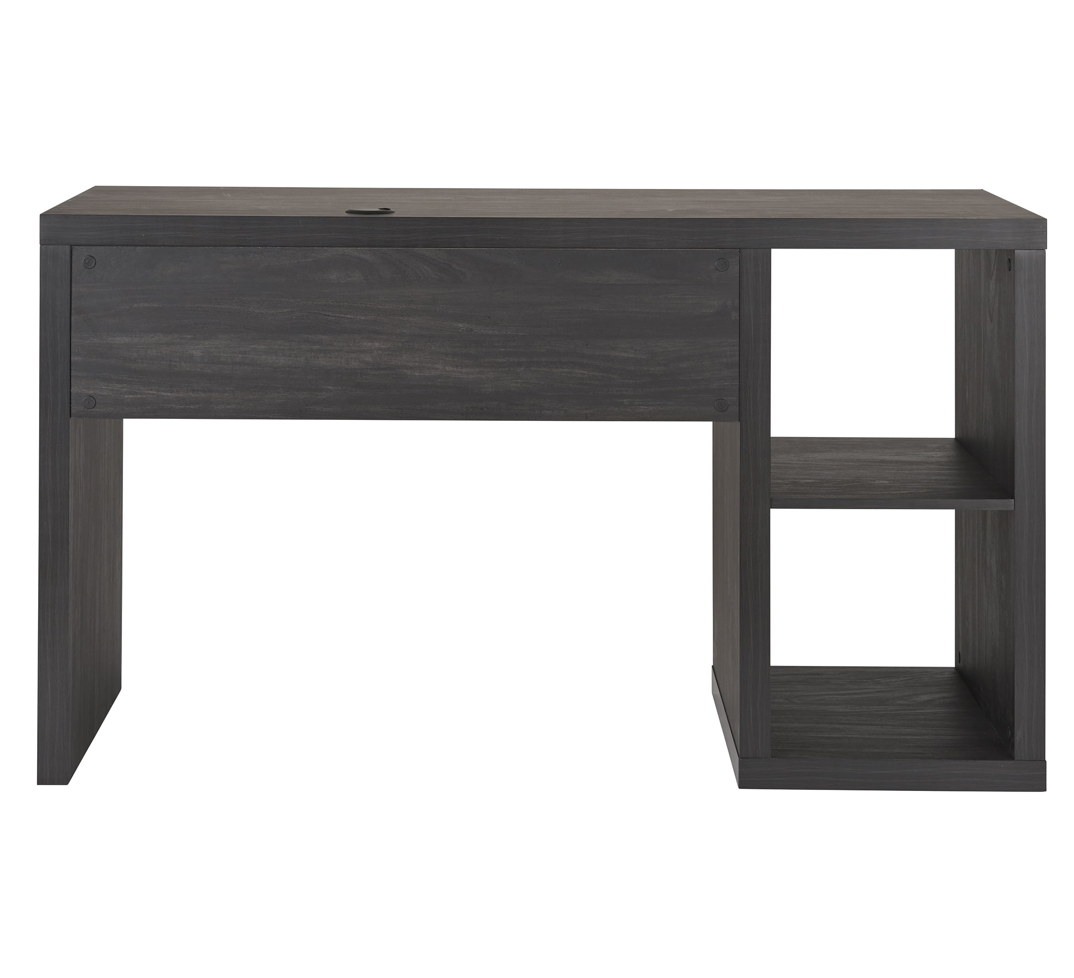 Better Homes & Gardens Cube Storage Office Desk, Charcoal
