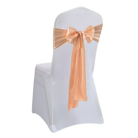

iOPQO Event Party Chair Ribbon Bow Strap Wedding Banquet Party Event Decoration Chair Bow Tie Chair Bow party decorations