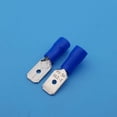 thumbnail image 1 of 200x Mini MDD2 250 16 14AWG Terminales de desconexión rápida aislados Terminales de ado Azul perfke alambre de terminales a presión, 1 of 4