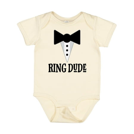 

Inktastic Ring Dude Ringbearer Bridal Party Wedding Gift Baby Boy Bodysuit