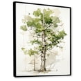 thumbnail image 2 of Designart "Witness of Ages in Green Sycamore Tree" Floral Framed Wall Art - Traditional Green Tree Sycamore Hallway Framed Wall Art Decor, 2 of 6