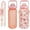 Strawberry Cat, variant on 64 oz Water Bottle with Straw Sleeve & Strap Motivational BPA Free Half Gallon Water Jug with Handle for Gym Women Men Aesthetic Water Bottle with Strap Star Sign