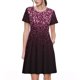 thumbnail image 1 of Fotbe Pink Glitter Sparkles A Vestido Largo de Moda para Mujer, Vestido Tipo Camiseta con Manga Corta y Estilo Casual a Rayas y Bloques de Color, 1 of 6