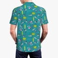 thumbnail image 2 of Polo Shirts for Men, cute shark turtle Cuteness Casual Mens Polo Shirts Short Sleeve Button Down Classic Mens Golf Polo Shirts, 2 of 7