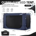 thumbnail image 2 of Bed Tent Bed Canopy Queen Size Tents for Adult - Portable Dream Tent Indoor Sleeping Tents 93% Blackout with 3 Doors Breathable Big Space Tents, 2 of 9