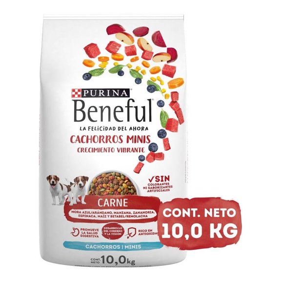 Croquetas para Perro Purina Beneful Cachorro Minis carne 10kg