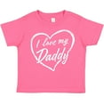 thumbnail image 3 of Inktastic I Love My Daddy in White Chalk Heart Boys or Girls Toddler T-Shirt, 3 of 5