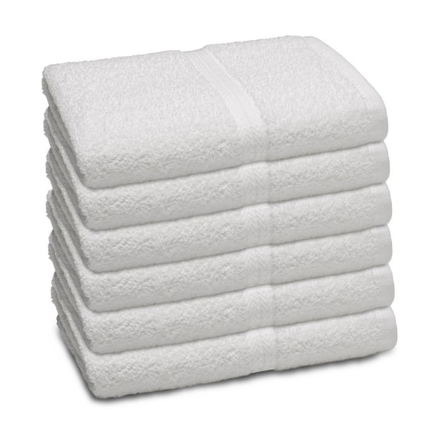 Martex Commercial Basic White 6Pack Bath Towel Set