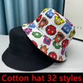thumbnail image 2 of Sombrero de pescador de doble cara con letras bordadas para hombre y mujer, gorro de pescador de alta calidad, protector solar sólido para exteriores, novedad de 2023 qym unisex, 2 of 2