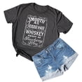 thumbnail image 3 of XCHQRTI Smooth as Tennessee Whiskey Sweet As Strawberry Wine Shirt Women Plus Size Tshirts Top, 3 of 8