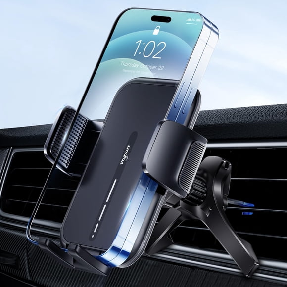 Soporte para teléfono para auto volport con clip para rejilla de ventilación, universal