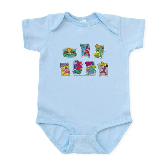 CafePress - Power Rangers Group Shots - Baby Light Bodysuit, Size Newborn - 24 Months