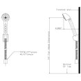 thumbnail image 4 of Builders Shoppe 4120BZ RV/Motorhome Replacement Non-Metallic Hand Held Shower Set Brushed Bronze Finish, 4 of 4