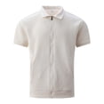 thumbnail image 4 of Men's Polo Shirts Classic Fit Short Sleeve Casual Solid Cotton Polo Shirt, 4 of 5