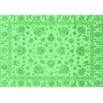 thumbnail image 1 of Ahgly Company Indoor Rectangle Abstract Emerald Green Modern Area Rugs, 3' x 5', 1 of 4