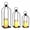 Black, variant on Modern Gold LED Candle Lanterns Set of 3, Flickering Flameless Candles with Timer and Remote, Indoor Outdoor Decorative Centerpiece for Porch Table Fireplace Farmhouse Decor