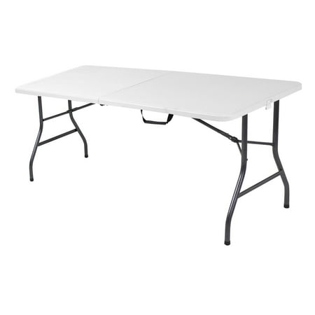 Cosco 6-ft. Center Folding Table, White