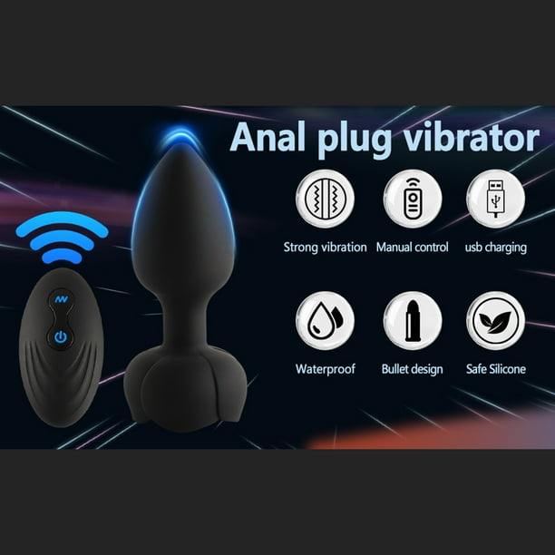 Vibrador Butt Plug Anal Plug Masajeador de Prstata Vibrador Anal Masculino  | Walmart en lnea