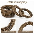 thumbnail image 3 of Dalrosia Grapevine Wreaths Vine Branch Wreath Christmas Rattan Wreath Garland Decoration for Christmas Holiday Craft or Wedding Supplies, 3 of 7