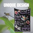 thumbnail image 4 of Dragonfly Gifts for Women, Dragonfly Blanket, Perfect for Birthday/Christmas, 50'''' x 60'''' Unique Design Flannel Plush Blanket, Black, 4 of 6