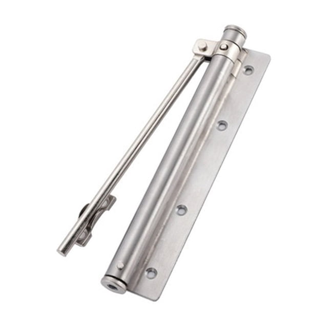 Fermetures de Porte en Acier Inoxydable Simples pour la Maison avec Ressorts Réglables et Lumières de Amorti Automatique, Libérez Vos Mains