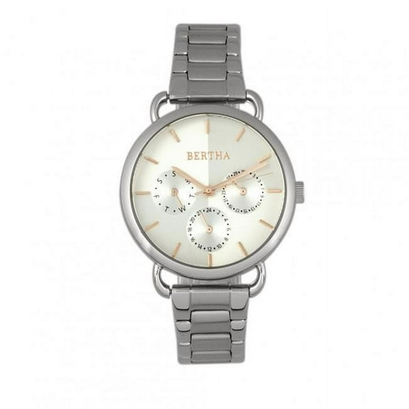 Gwen Stainless Steel Bracelet Watch - Silver