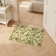 thumbnail image 2 of ODIKA 2'x3' Ultra-Soft Accent Mat, Fish Vintage Lake Cabin Motif Border Theme Trout Lure Fishing Flowing Dynamic None Washable, Bare feet friendly, Easy Care Indoor rug for Bedside, Footrest, 2 of 7