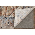 thumbnail image 4 of Feizy Melrose Transitional Distressed, Ivory/Red/Blue, 7' 10" x 10' 3" Area Rug, Easy Care Stain Resistant Fade Resistant, Area Rug for Living Room and Bedroom, 4 of 8