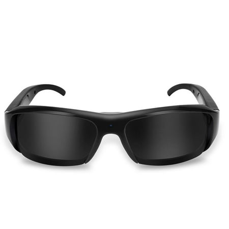 Tebru Sun Glasses Camera, Outdoor Sports 1080P HD USB Rechargeable Sunglasses Mini Camera Video Camcorder, Sports Glass