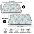 thumbnail image 3 of Fotbe Tropical Flamingo Car Windshield Sunshade | Sun Visor Protector Front Window Shade, Keeps Out UV Rays, Keeps Your Vehicle Cool-, 3 of 7