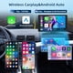 thumbnail image 3 of Pantalla Carplay Coche, 9 Pulgadas Pantalla Táctil Android Auto Pantalla para Coche, Navegación Online, Control por Voz, Bluetooth, Entrada AUX + Tarjeta TF de 64G, 3 of 5