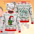 thumbnail image 5 of Suéteres feos navideños de Charlie Brown y Snoopy Suéteres feos navideños con estampado 3D de Disney Suéteres casuales de moda para hombres y mujeres, 5 of 5