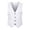 White, variant on Yuhangmm Mens Tank Top, Men's Solid Color Vest for Formal Party or Stage Wear – Slim Fit Dress Vest for Men Casual British Style Sky Blue XXL