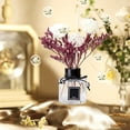 thumbnail image 1 of YoGold Flower Oil Diffuser – 50ml Glass Reed Diffuser, Long-Lasting Home Fragrance, Lavender Scent (Glass), 1 of 7