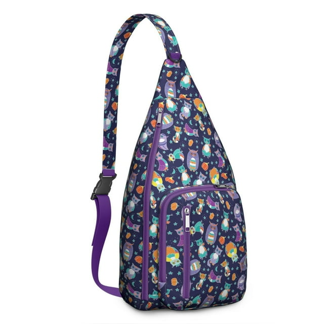 Adorable Pet Sling Backpack - Cat Inspired Shoulder Bag, Lightweight Durable for Daily Use & Travel