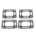 thumbnail image 6 of NS Full Flow Elbow Manifold Riser Gasket Graphite Composite Board Gray for Marine GM V-6 & V-8 4.3L 5.0L 5.7L 6.2L 7.4L 8.2L, 6 of 10