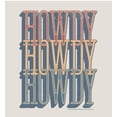 thumbnail image 6 of Western Howdy Repeat Text Adult Sand Long Sleeve Hoodie-Medium, 6 of 7