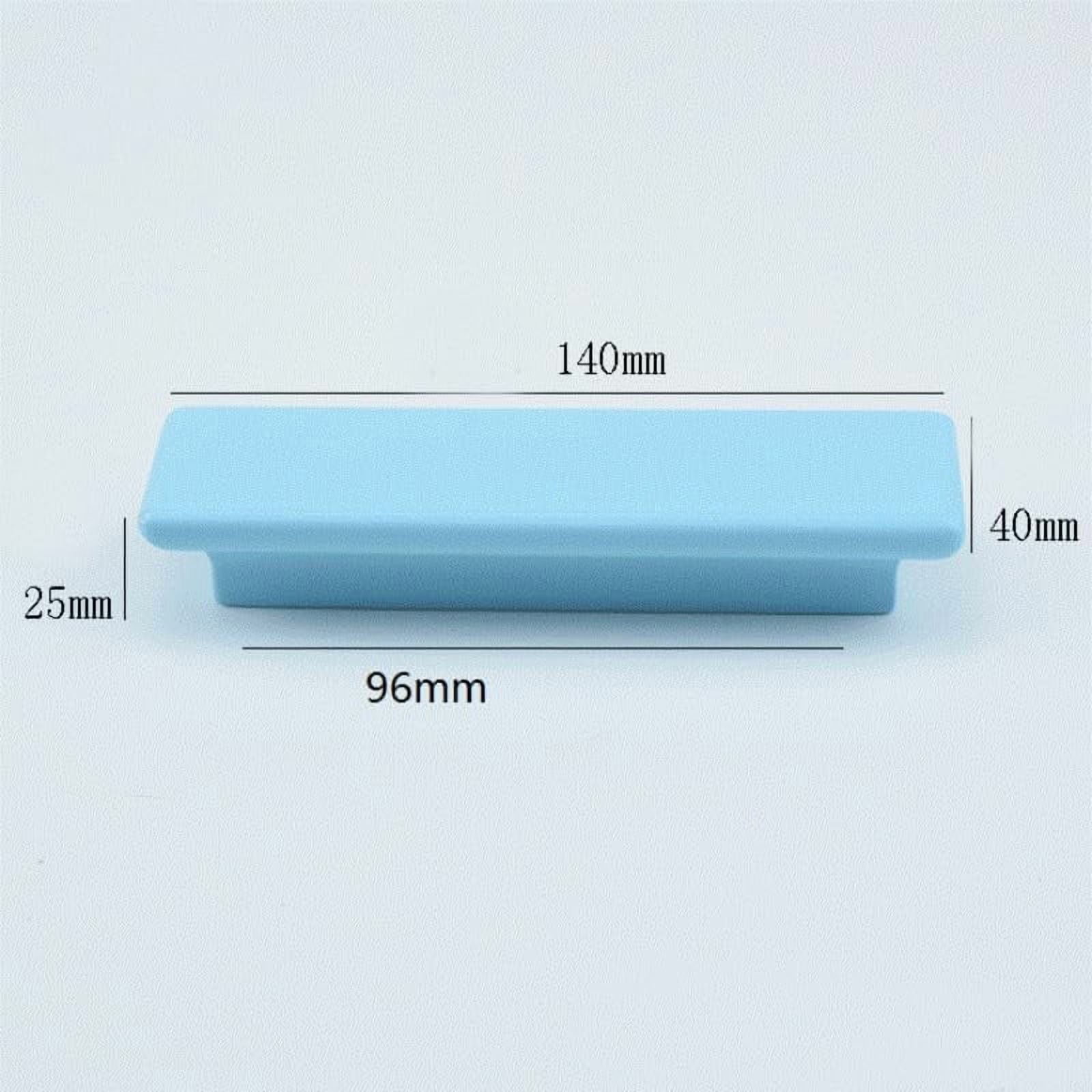 Gamvdout Wood Pull Handles 4Pcs Solid Wood Wardrobe Kitchen Cabinet Door Drawer Wooden Handle Children'S Room Colorful Cartoon Solid Wood Handle Green Single Hole