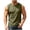 Mens Shirts Army Green, variant on Mens Outdoor Waffle Tank Tops Sleeveless Crew Neck Athletic Sports Tops with Pocket Fathers Day Gift