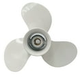 thumbnail image 2 of Propeller 9 7/8x12 for Yamaha Outboard 25-30HP Aluminum 10 Tooth OEM NO:664-45954-00-EL 9.9x12, 2 of 5