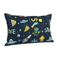 thumbnail image 2 of Kll Funny Spaceships Pillow Covers Envelope Closure,Super Soft And Cozy Fuzzy Fleece Pillow Case Cover 20"X30", 2 of 8