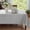 grey, variant on Tablecloth Kitchen Pattern Polyester Table Cloth Spill Proof Dust-Proof Wrinkle Resistant Table Cover for Kitchen Dining Tabletop Decoration